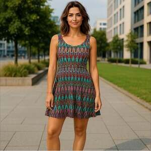 Amazing Derek Heart Spandex Mix Dress Size M